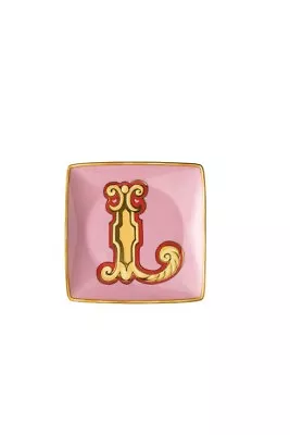 Versace Rosenthal - Versace Holiday Alphabet ‘L’ Canape Dish 4 3/4 Inch Square • $40