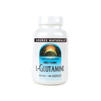 Source Naturals Free Form L-Glutamine 500 Mg 100 Caps • $14.28