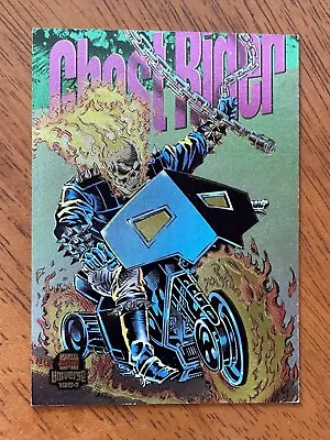 1994 Marvel Universe Powerblast Foil Card - Ghost Rider #3 Of 9 Very Good Cond • $10