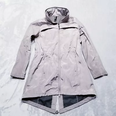 Mondetta Beige Tan Long Sleeve Full Zip-Up Rain Jacket Adult Size XS | TP • $11.99