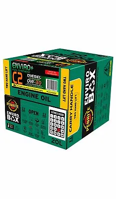 $259.95 • Buy Penrite Enviro+ C2 0W-30 Engine Oil Enviro Box 20L