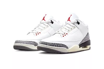 US 10 - Jordan 3 Retro White Cement Reimagined • $500