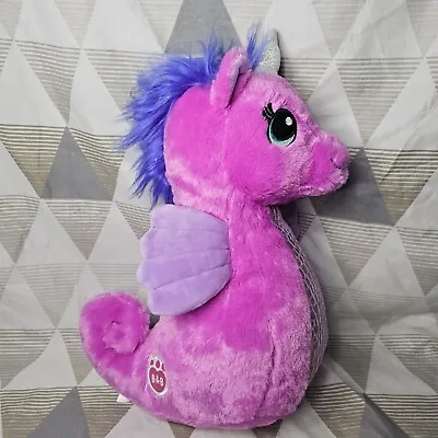 Rare Build A Bear Seahorsicorn Pink Purple Plush Unicorn Sea Horse Pony Large • £30