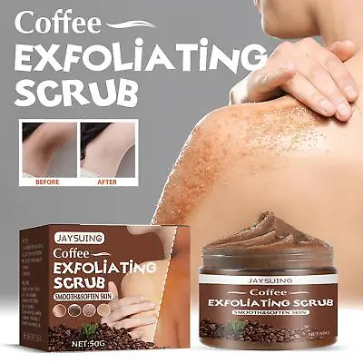 £4.55 • Buy Coffee Body Scrub Exfoliators Cream Facial Dead Sea Salt Whitening Beauty 50g