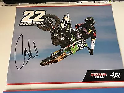 CHAD REED Signed 8.5X11 KAWASAKI -TWO TWO PHOTO CARD  • $37.99