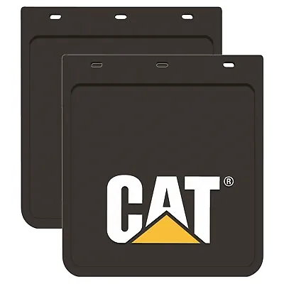 2x Genuine Caterpillar Cat Mud Flaps 23x26cm Car Mudflap 4x4 4WD Ute 10 X9  • $98.95