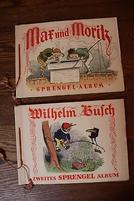 1930 BOOK Sammelbilderalbum Max Und Moritz Wilhelm Busch Zweites Sprengel Album • $100