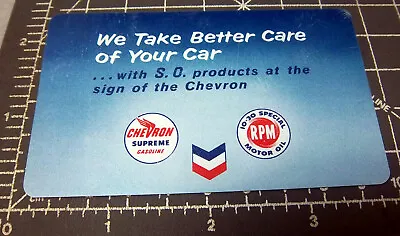 Vintage Wallet Advertising Calendar Chevron Standard Oil Of California 1957 • $4.99