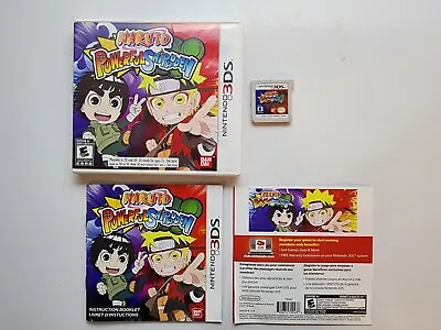 Naruto Powerful Shippuden (Nintendo 3DS) CIB / Complete Tested FREE SHIPPING  • $29.99