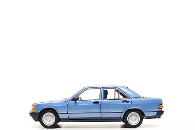 Norev 1:18 Mercedes-Benz 190E (W201) In Diamond Blue (Dealer Edition) • $159.99