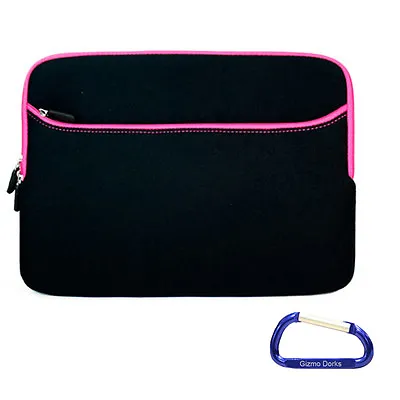 Black Pink Carrying Sleeve Case Cover For Apple MacBook Pro 13  Retina Display • $15.97