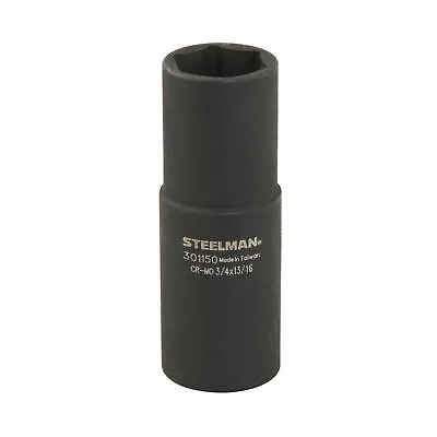 Steelman 1/2in. Drive 3/4 In. X 13/16 In. Dual Sided Flip Impact Socket 301150 • $12.99