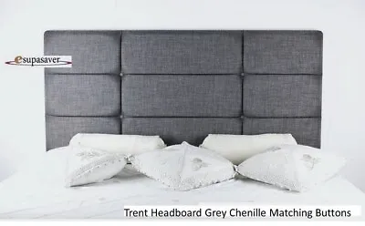 Trent Headboard Linen All Sizes & Colours Esupasaver Huge Sale • £55