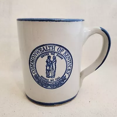 Louisville Stoneware Pottery Mug Political Dexter Wright Commonwealth Of KY • $18