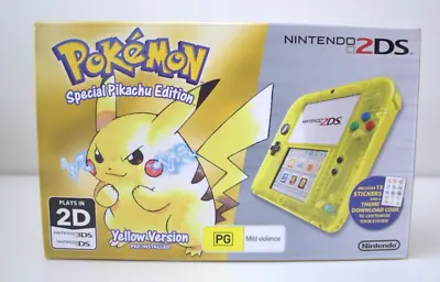 NINTENDO 2DS Console - Pokemon Yellow Special Pikachu Edition Boxed🔥 • $1000