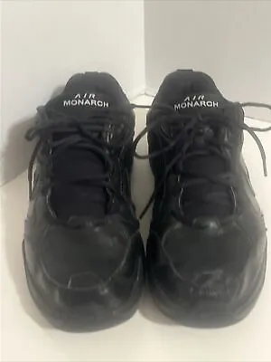 Nike Shoes Mens 10 Wide Black Air Monarch IV Walking Comfy Casual Dad Sneakers • $49.99