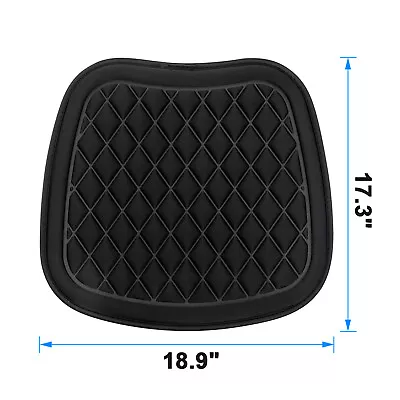 Universal Car Seat Cushion Diamond Grid Breathable Memory Foam Seat Pad Black • $11.59