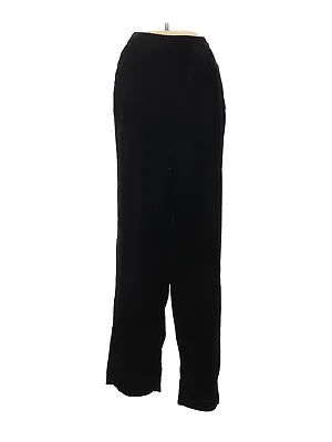 SIGRID OLSEN NWT Women's Black Velvet Pants Size 6 New Straight • $19.98