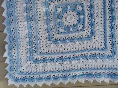 Handmade Crochet Baby Blanket • £12