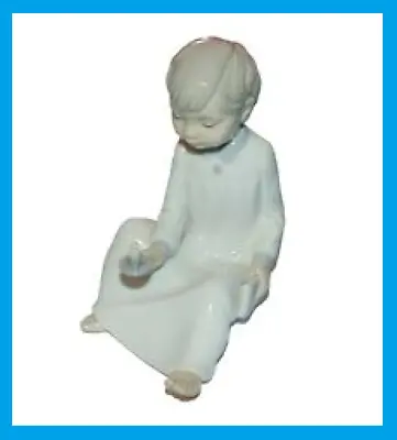 Zaphir - Nao - Lladro - Boy With Candle - Brillo No 567 Nino Palmatoria - Spain • £24