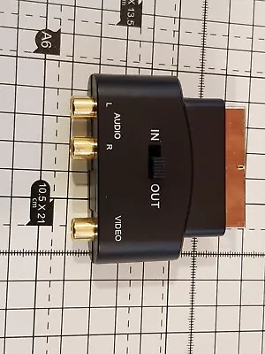 SCART TO 3 RCA Adaptor • £5