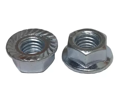 1/4 -20 NC Serrated Flange Nuts Zinc Plated (QTY 100) • $10