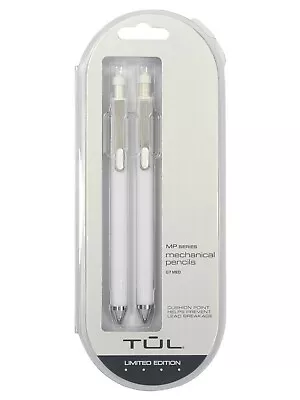 TUL Mechanical Pencils 0.7 Mm White Barrels Pack Of 2 Pencils • $11.55