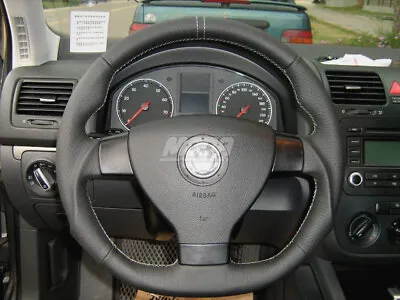 VW Golf Jetta MK5 V GTI Flat Bottom Sport Steering Wheel Leather • $520