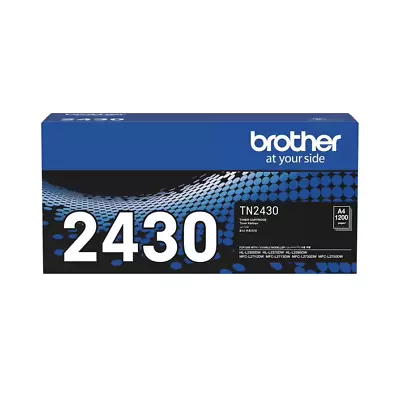 1x Genuine Brother TN-2430 Black Toner - HL L2350DW L2375DW L2395DW MFC L2710DW • $88.29