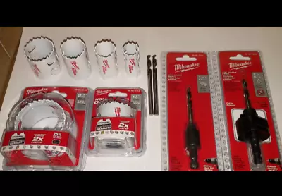 Milwaukee 10Pc Bi-Metal Hole Saw Kit  -  BRAND NEW • $59