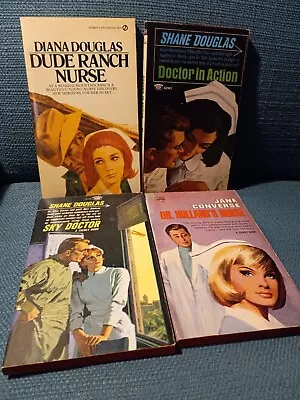RARE Vintage NURSE /DOCTOR ROMANCE Book Lot Of 4 Mass Market Paperbacks UNREAD  • $12