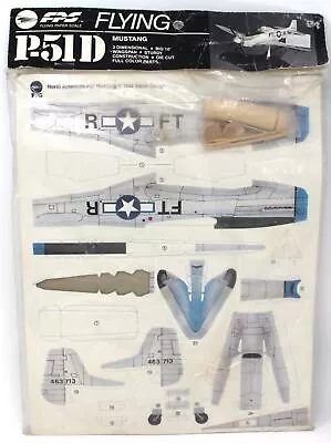 FPS Flying P-51D Mustang Paper Scale 3D Model Military Sealed New Sealed Vintage • $9.59