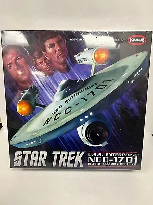 Polar Lights 880 1:350 Star Trek U.S.S. Enterprise NCC-1701 Plastic Model Kit • $250