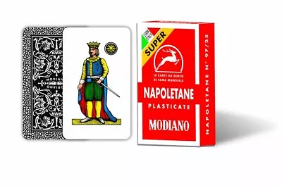 Italian Playing Cards Modiano Napoletane 97/25 Super 300043 • $6.99