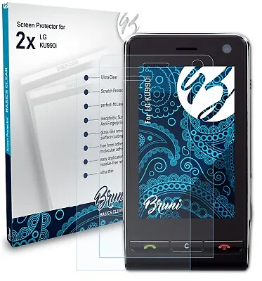 Bruni 2x Protective Film For LG KU990i Screen Protector Screen Protection • £9.29