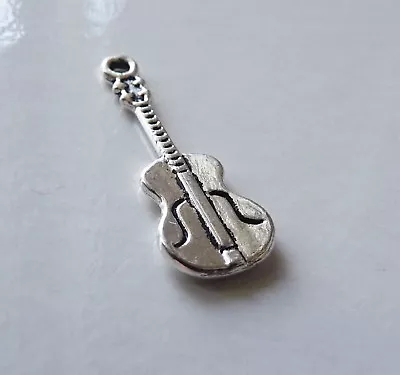 10pcs Guitar Charms For Bracelets Music Pendant Necklace Beading Supplies Silver • $4.70