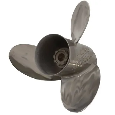 Mercury Laser II Boat Propeller 48-16545A46 | LH 13 7/8 X 21P SS • $374.19