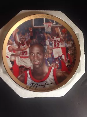 Michael Jordan  1993 CHAMPIONS : Plate Bradford Exchange UpperDeck • $36.50