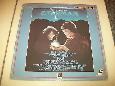 STARMAN Laserdisc LD GOOD CONDITION VERY RARE JOHN CARPENTER DIRECTS GREAT FILM • $5.99