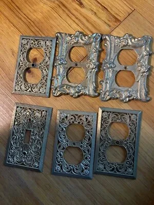 Vintage Ornate Cast Switch And Outlet Wall Plates • $9.95