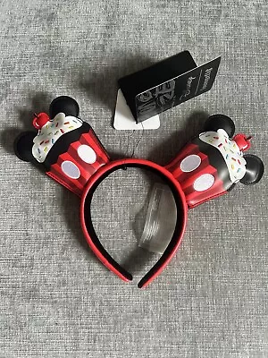 BNWT Loungefly Mickey Mouse Sprinkle Cupcake Ears Headband New • $28.99