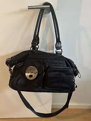 MIMCO Nappy Bag Black Baby Essentials Shoulder Crossbody Straps • $40