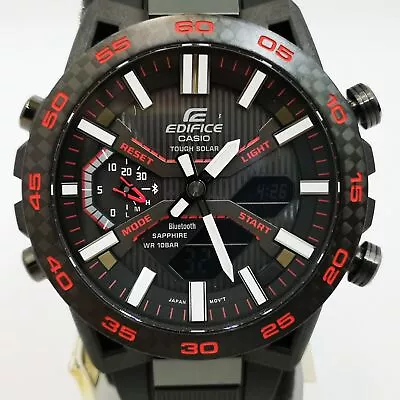 CASIO EDIFICE Sospensione ECB-2000YPB-1AJF Black Bluetooth Men Watch New In Box • $368.72