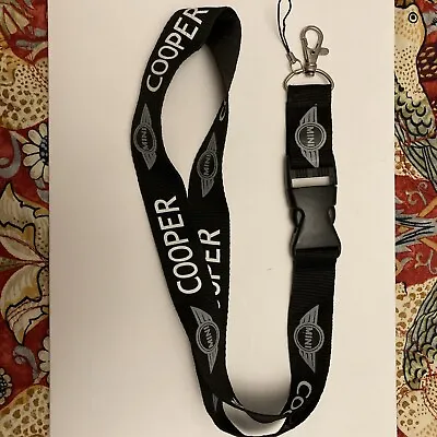 MINI COOPER Black Lanyard Keyring ID Card Holder Phone Strap Car • $4.96