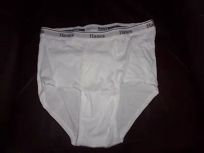 NOS~ Vintage Hanes Briefs Tighty  Whitey Underwear Sz Lg 36/38 100% Cotton • $9.99