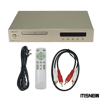 $361.49 • Buy AV400CD Golden CD Player Audiophile High-Fidelity Home Lossless Music USB DAC