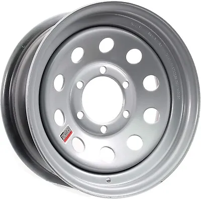 15  Inch  6 Lug   Silver  Mod  Trailer   Wheel  Rim   15655SM • $63