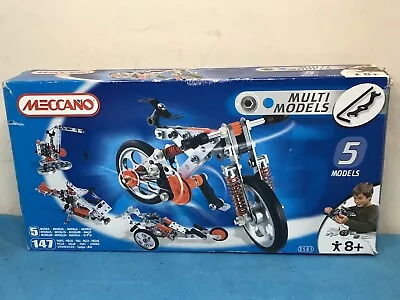 Meccano Multi Models (5) 147 Piece Building Set 3501.luv Never Used • £8.99