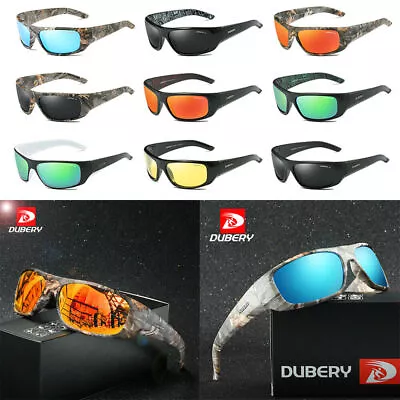 DUBERY Sunglasses Polarized Men Glasses Sports Driving Fishing Eyewear UV400+ • £2.98