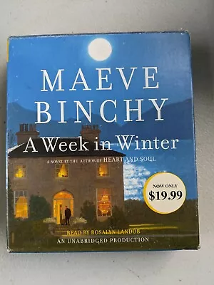 Shelf187 Audiobook~ A WEEK IN WINTER UNABRIDGED BY MAEVE BINCHY • $10.65